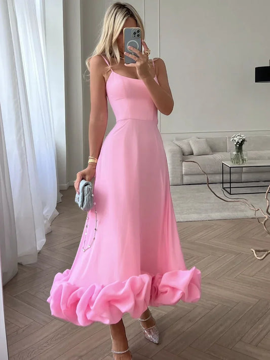 Barbie Pink Ruffle Dress